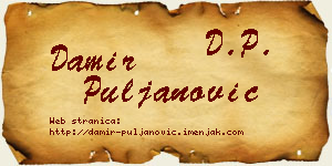 Damir Puljanović vizit kartica